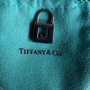 Tiffany & Co. Intial “J” Lock Charm